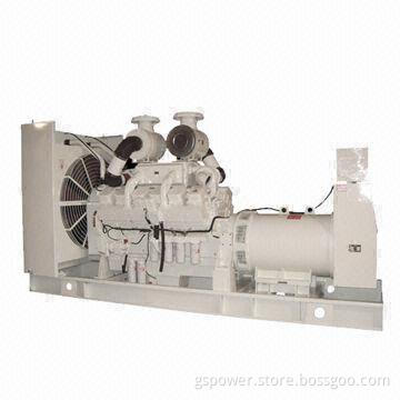 Diesel Generator Set with Exhaust Gas Turbo-charging and 1,500rpm Rated Speed